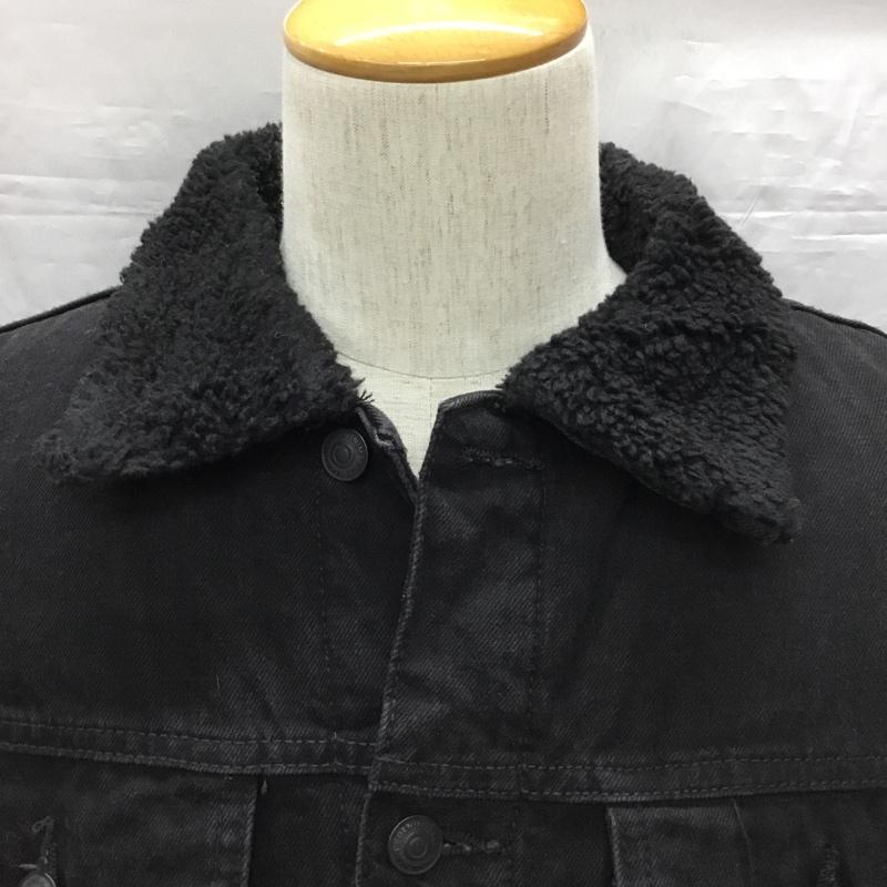 ザラ ZARA ジャケット、上着 ジャケット、ブレザー 裏ボア M 無地 黒 / ブラック /  メンズ USED 古着 中古 10119180
