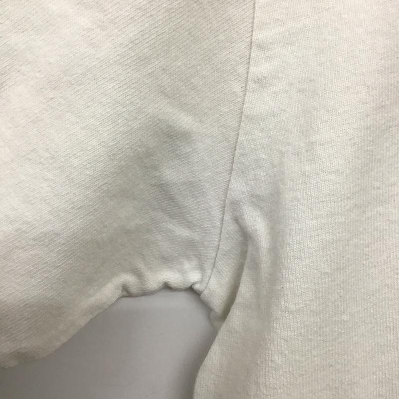 チャンピオン Champion Tシャツ 半袖 半袖カットソー プリントTシャツ クルーネックカットソー L ロゴ、文字 白 / ホワイト /  メンズ USED 古着 中古 10141731
