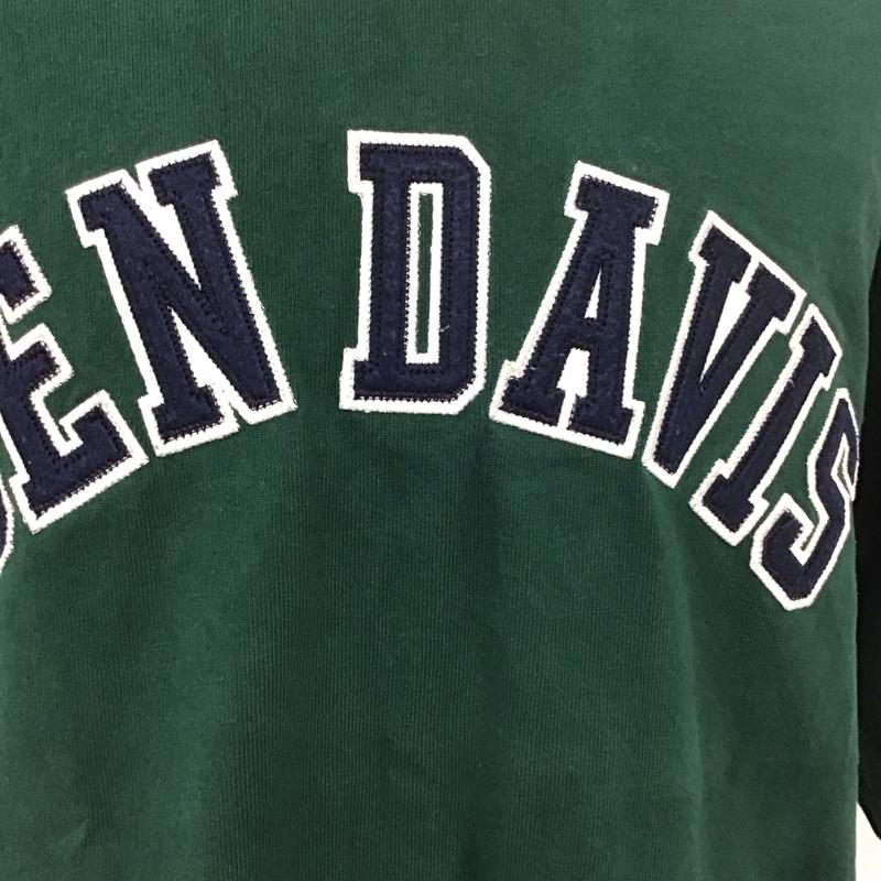 ベンデイビス BEN DAVIS Tシャツ 半袖 C-2580027 CollegeLogoUHS/STee ビッグシルエットオーバーサイズ プリントTシャツ L ロゴ、文字 緑 / グリーン /  メンズ USED 古着 中古 10110734