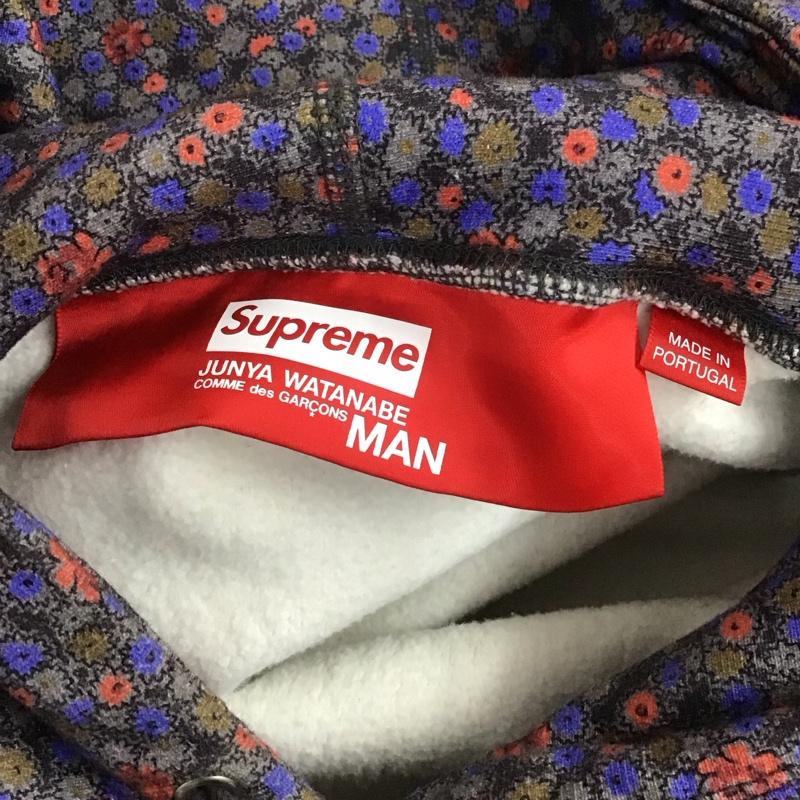 シュプリーム Supreme パーカー 長袖 2021FW Supreme×JUNYAWATANABE COMMEdesGARCONSMANHoodedSweatshirt コラボ XL 総柄 X 花柄 マルチカラー / マルチカラー /  メンズ USED 古着 中古 10107509