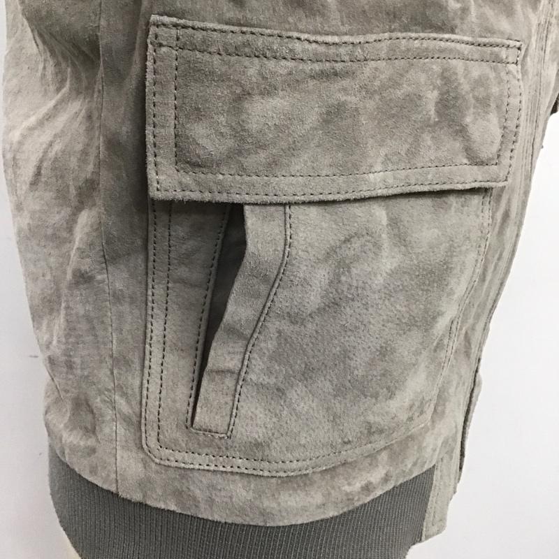 ザラメン ZARA MAN ジャケット、上着 ジャケット、ブレザー ジップアップジャケット ジャンパー ジャケット カジュアルジャケット アウター S 無地 灰 / グレー /  メンズ USED 古着 中古 10108048