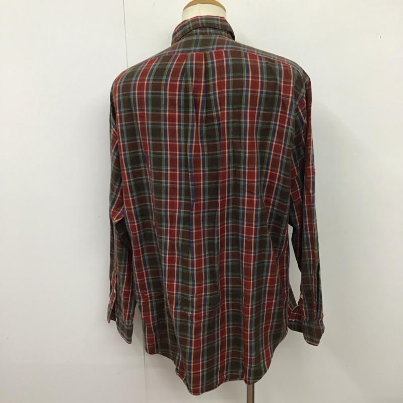ラルフローレン RALPHLAUREN シャツ、ブラウス 長袖 長袖シャツ カラーシャツ ボタンダウンシャツ 長袖カットソー チェックシャツ L チェック マルチカラー / マルチカラー /  メンズ USED 古着 中古 10123943