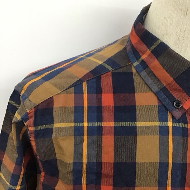 トミーヒルフィガー TOMMY HILFIGER シャツ、ブラウス 長袖 長袖シャツ チェックシャツ カラーシャツ カジュアルシャツ ボタンダウンシャツ M チェック マルチカラー / マルチカラー /  メンズ USED 古着 中古 10111269