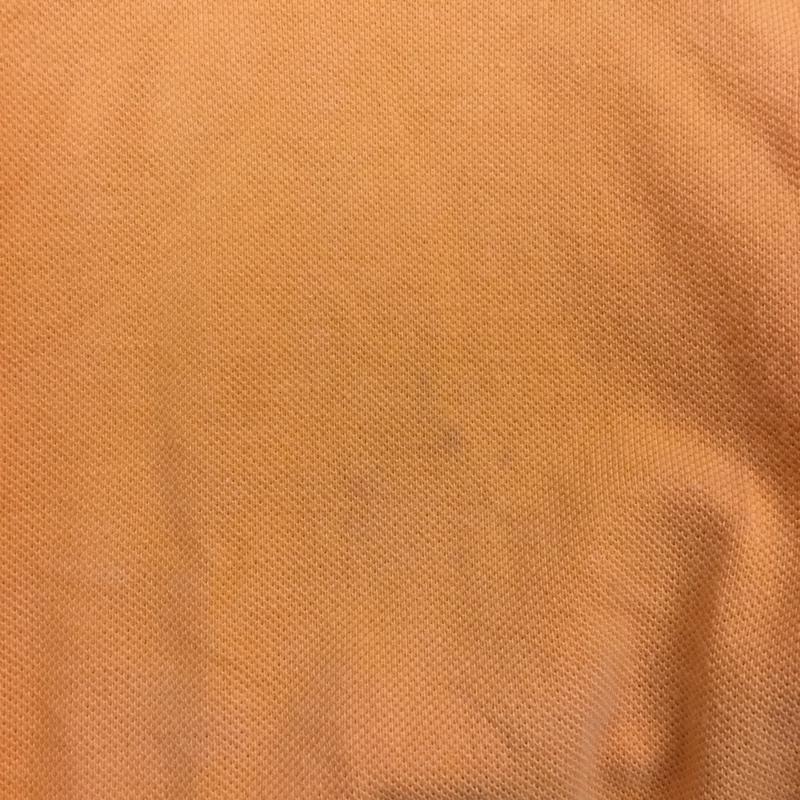 アバクロンビーアンドフィッチ ABERCROMBIE&FITCH ポロシャツ 半袖 半袖ポロシャツ カラーシャツ 半袖カットソー S ロゴ、文字 橙 / オレンジ /  メンズ USED 古着 中古 10115826