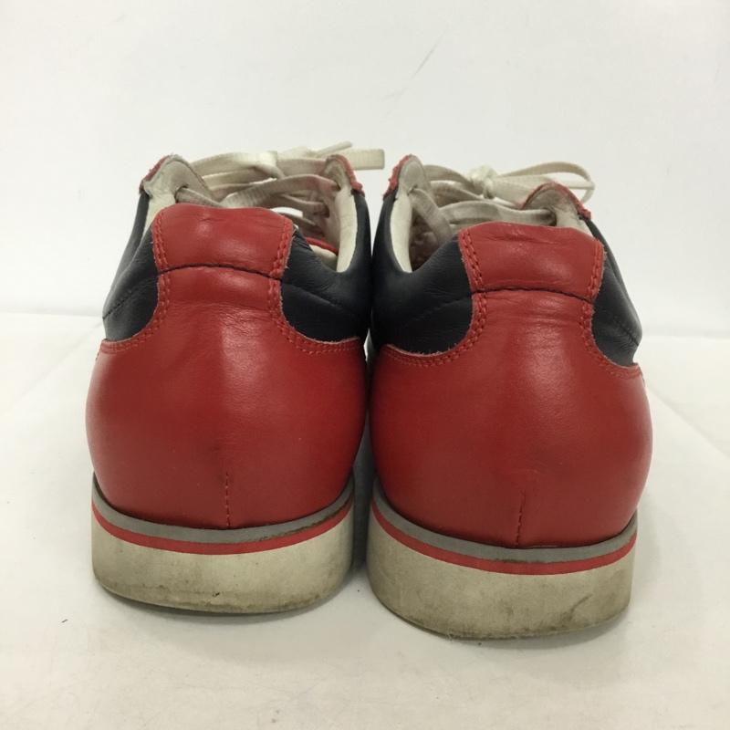 古着 USED スニーカー スニーカー GIANFRANCO LATTANZI 40 2733 無地 赤 / レッド / X 白 / ホワイト / X 紺 / ネイビー /  メンズ USED 古着 中古 10149455