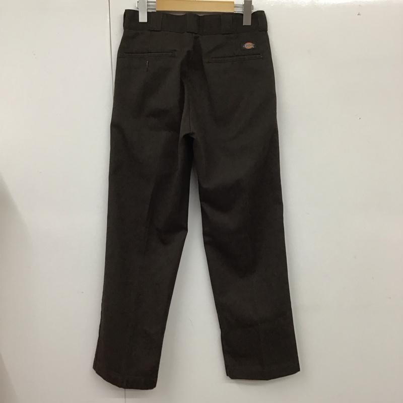 ディッキーズ Dickies パンツ ワークパンツ、ペインターパンツ ワイドパンツ カジュアルパンツ ワークパンツ 30インチ 無地 茶 / ブラウン /  メンズ USED 古着 中古 10113636