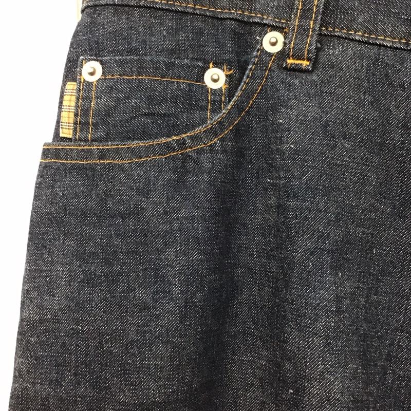 バーバリーロンドン Burberry London パンツ デニム、ジーンズ デニムパンツ ストレートパンツ ワイドパンツ カジュアルパンツ 無地 インディゴ / インディゴ /  メンズ USED 古着 中古 10119951