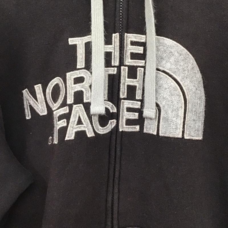 ザノースフェイス THE NORTH FACE パーカー 長袖 nt61216 ジップアップパーカー スウェットパーカー M ロゴ、文字 ダークグレー / ダークグレー /  メンズ USED 古着 中古 10146173