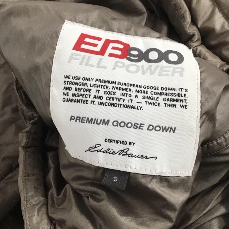 エディーバウアー Eddie Bauer ジャケット、上着 ジャンパー、ブルゾン ジップアップジャケット ナイロンジャケット アウター ダウンジャケット S ロゴ、文字 茶 / ブラウン /  メンズ USED 古着 中古 10141253