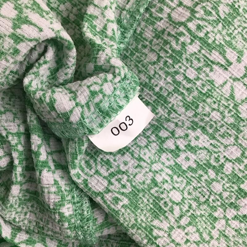 ザラ ZARA ワンピース ロングスカート 半袖ロングワンピース カジュアルワンピース フレアスカート S 総柄 X 花柄 白 / ホワイト / X 緑 / グリーン /  レディース USED 古着 中古 10112120