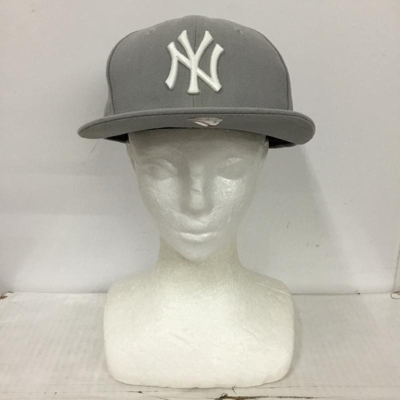 ニューエラ NEW ERA 帽子 キャップ ニューヨーク ヤンキース NY ロゴ、文字 灰 / グレー /  メンズ USED 古着 中古 10124142