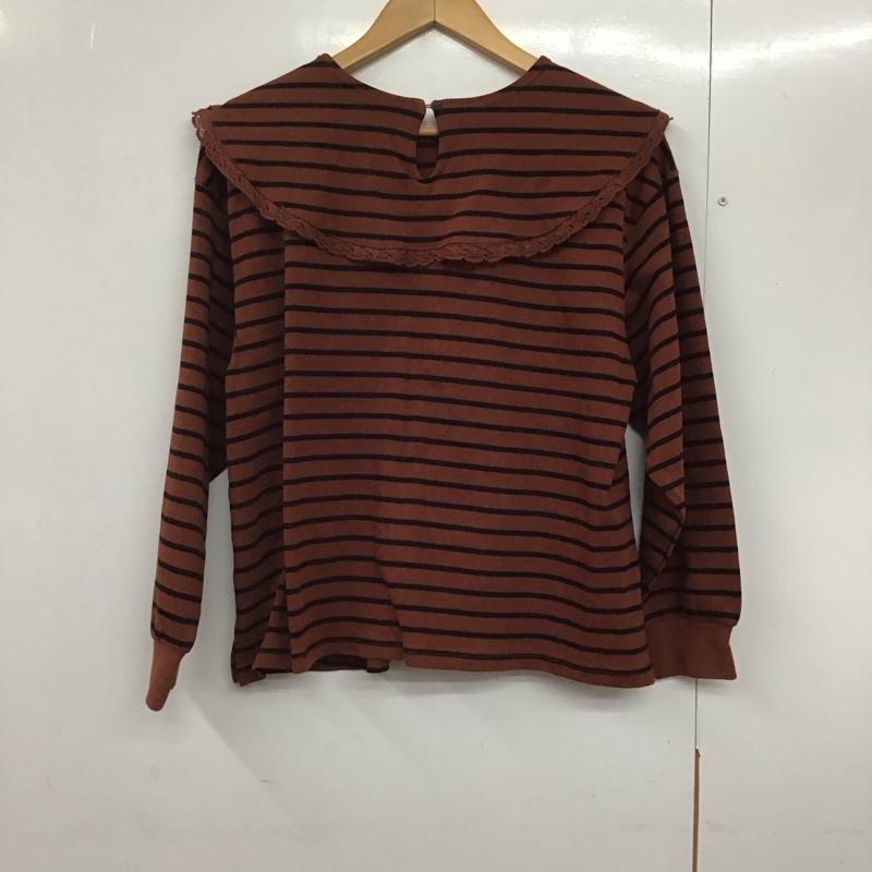 サマンサモスモス Samansa Mos2 カットソー 長袖 FREE ボーダー柄 マルチカラー / マルチカラー /  レディース USED 古着 中古 10142252