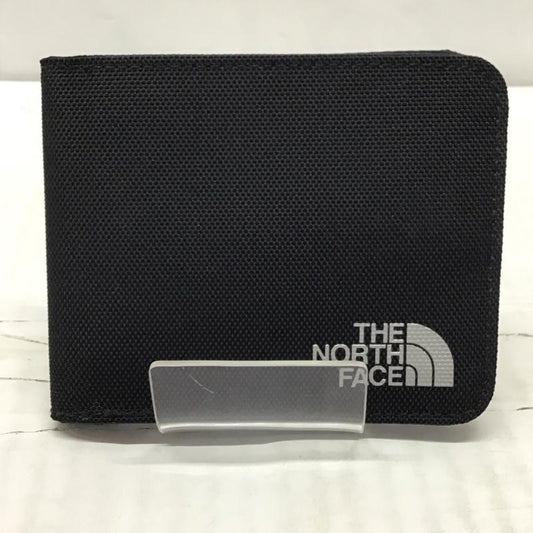ザノースフェイス THE NORTH FACE 財布 二つ折り NM82339 シャトルカードワレット ロゴ、文字 黒 / ブラック /  メンズ USED 古着 中古 10116459
