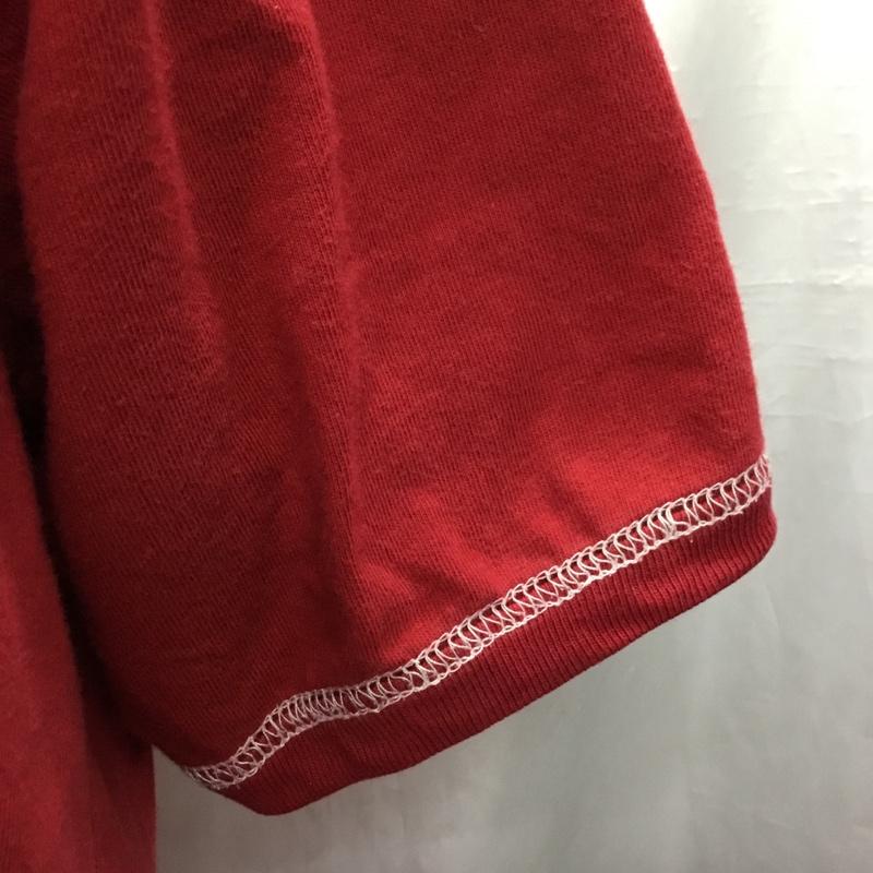 ナイキ NIKE Tシャツ 半袖 クルーネック プリント M ロゴ、文字 えんじ / ワインレッド /  メンズ USED 古着 中古 10121011