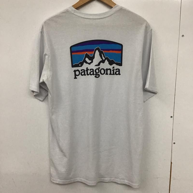パタゴニア patagonia Tシャツ 半袖 M プリント X ロゴ、文字 白 / ホワイト /  メンズ USED 古着 中古 10134616