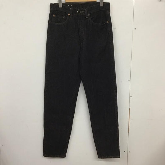リーバイストラウスアンドコー Levi Strauss & co. パンツ デニム、ジーンズ 80s 日本製 デニムパンツ ワイドパンツ カジュアルパンツ 32インチ 無地 黒 / ブラック /  メンズ USED 古着 中古 10139032