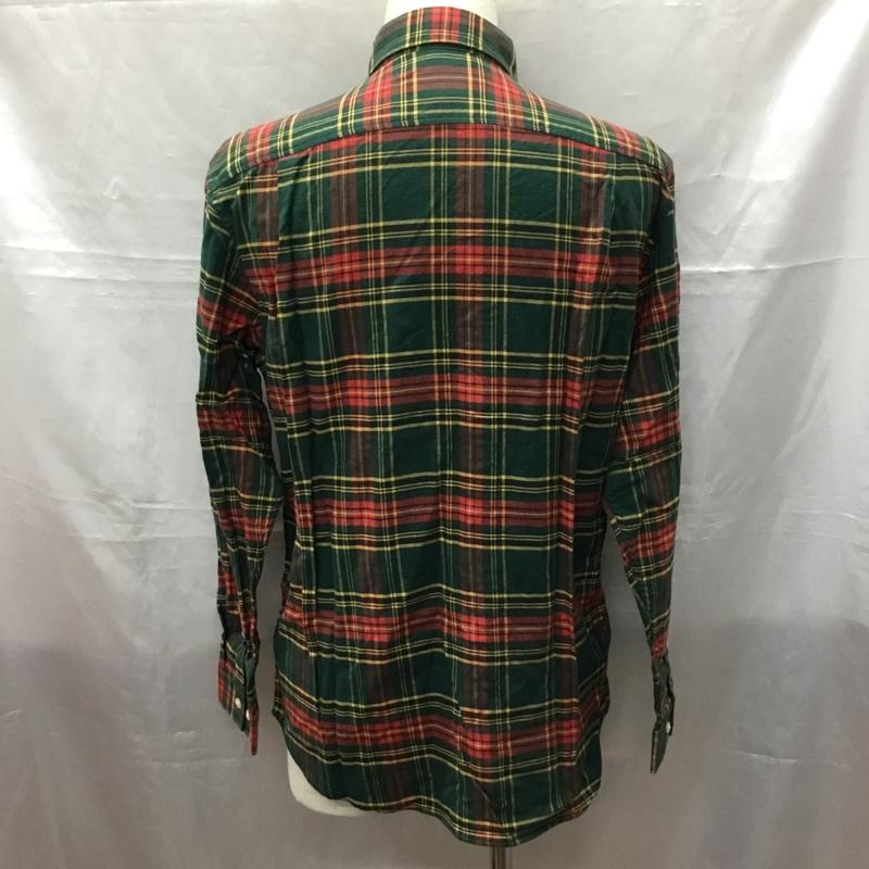 エディーバウアー Eddie Bauer シャツ、ブラウス 長袖 長袖シャツ カラーシャツ ポケットシャツ 長袖カットソー チェックシャツ M チェック マルチカラー / マルチカラー /  メンズ USED 古着 中古 10114808