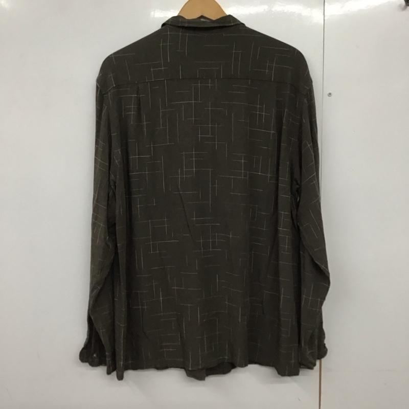 タウンクラフト TOWNCRAFT シャツ、ブラウス 長袖 XL  カーキ / カーキ /  メンズ USED 古着 中古 10141108