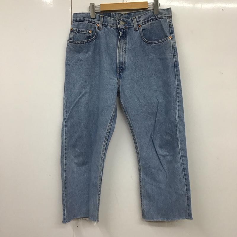 リーバイストラウスアンドコー Levi Strauss & co. パンツ デニム、ジーンズ デニムパンツ ストレートパンツ ワイドパンツ カジュアルパンツ 34 無地 インディゴ / インディゴ /  メンズ USED 古着 中古 10119543