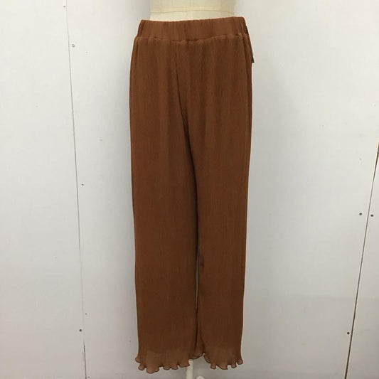 ローリーズファーム LOWRYS FARM パンツ ワークパンツ、ペインターパンツ ワイドパンツ カジュアルパンツ ワークパンツ フレアパンツ FREE 無地 茶 / ブラウン /  レディース USED 古着 中古 10121672