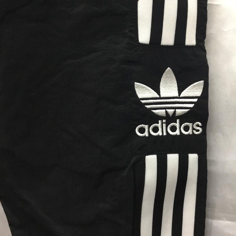アディダス adidas パンツ ワークパンツ、ペインターパンツ ed7542 トラックパンツ ジャージ ナイロンパンツ L ロゴ、文字 白 / ホワイト / X 黒 / ブラック /  メンズ USED 古着 中古 10115763
