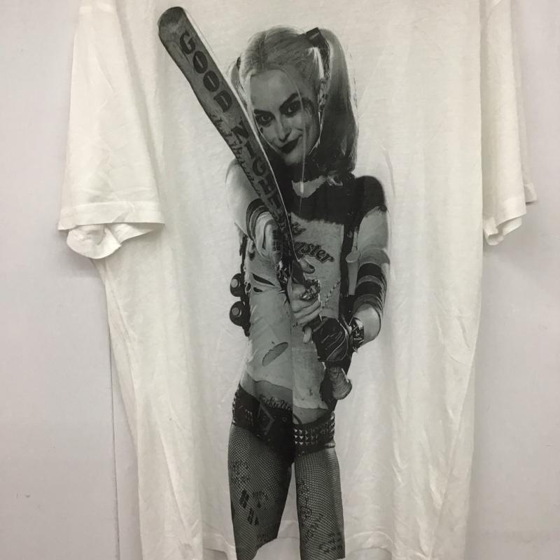 古着 USED Tシャツ 半袖 ハーレイ クイン ジョーカー 映画Tシャツ XL キャラクター 白 / ホワイト /  メンズ USED 古着 中古 10123360