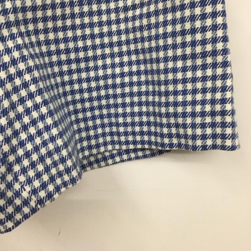 ザラ ZARA パンツ ショートパンツ 2059 362 044 XS チェック 白 / ホワイト / X 青 / ブルー / X 水色 / ライトブルー /  レディース USED 古着 中古 10129203
