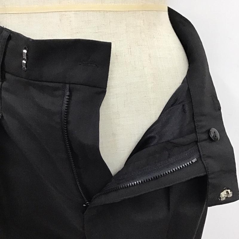 ナイロ nairo ボトムス ボトムス NPT2109204 ワイドパンツ タックパンツ スラックス S 無地 黒 / ブラック /  レディース USED 古着 中古 10119388