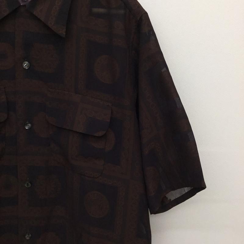 ニードルス Needles シャツ、ブラウス 半袖 Classic Shirts MR135 M 総柄 茶 / ブラウン /  メンズ USED 古着 中古 10127268
