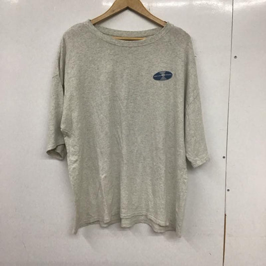 ニコアンド niko and... Tシャツ 半袖 半袖カットソー プリントTシャツ クルーネックカットソー L プリント 灰 / グレー /  メンズ USED 古着 中古 10135467