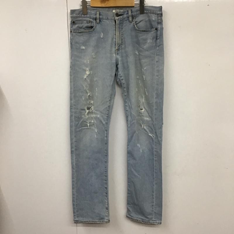 ロンハーマン Ron Herman パンツ デニム、ジーンズ デニムパンツ スリムパンツ ストレッチパンツ ダメージジーンズ 30インチ ダメージ加工 インディゴ / インディゴ /  メンズ USED 古着 中古 10117557