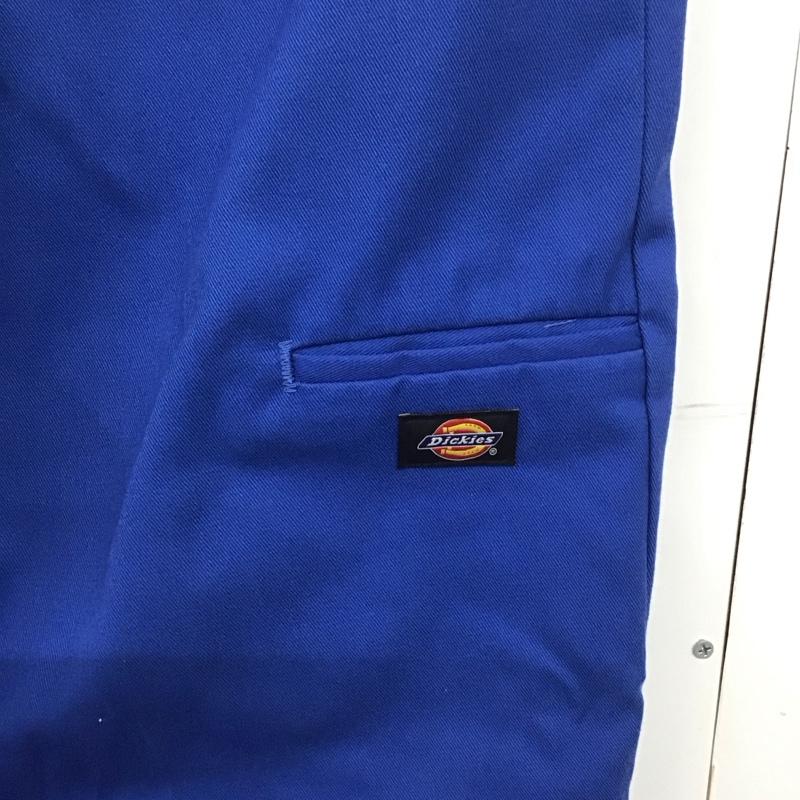 ディッキーズ Dickies パンツ ワークパンツ、ペインターパンツ ワークパンツ ワイドパンツ カジュアルパンツ 40 ロゴ、文字 青 / ブルー /  メンズ USED 古着 中古 10148323