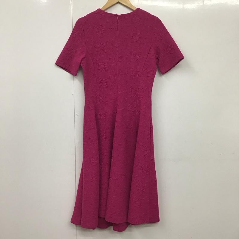 ザラウーマン ZARA WOMAN ワンピース ひざ丈スカート L 無地 桃 / ピンク /  レディース USED 古着 中古 10131505