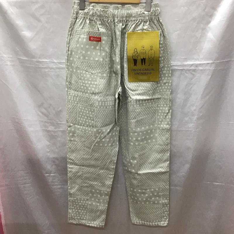 インヘリット INHERIT パンツ ワークパンツ、ペインターパンツ ワークパンツ ワイドパンツ カジュアルパンツ プリントパンツ L プリント 灰 / グレー /  メンズ USED 古着 中古 10113886