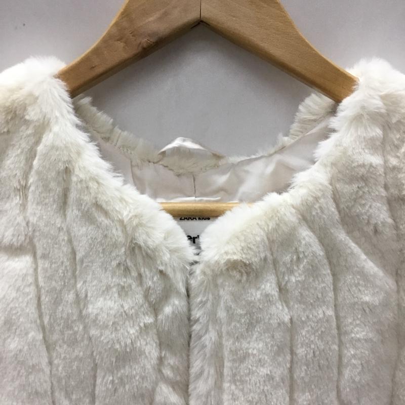 ザラ ZARA ベスト ベスト 160cm 無地 白 / ホワイト /  ガールズ USED 古着 中古 10110568