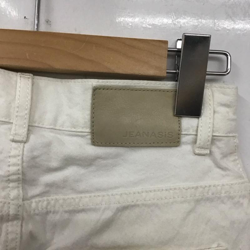 ジーナシス JEANASIS パンツ デニム、ジーンズ S 無地 白 / ホワイト /  レディース USED 古着 中古 10129737
