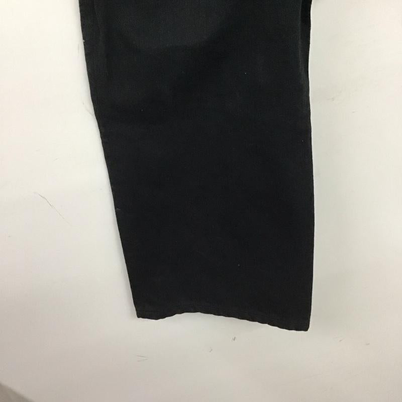 古着 USED パンツ デニム、ジーンズ mb there is a reason for all of the design サルエルパンツ ワイドパンツ L 無地 黒 / ブラック /  メンズ USED 古着 中古 10147462