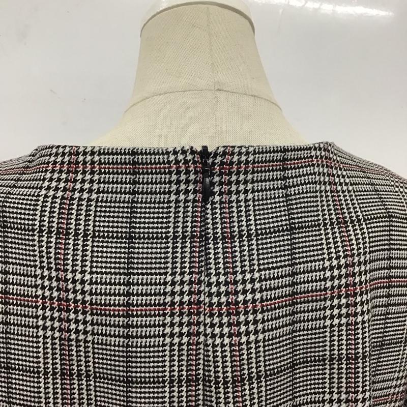 ザラ ZARA ワンピース ひざ丈スカート S チェック マルチカラー / マルチカラー /  レディース USED 古着 中古 10110292
