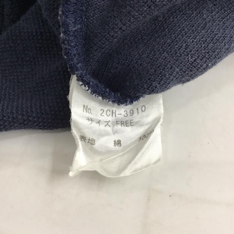 ヒステリックグラマー HYSTERIC GLAMOUR ポロシャツ 半袖 2CH-3910 胸ポケット FREE ロゴ、文字 紺 / ネイビー /  レディース USED 古着 中古 10133561