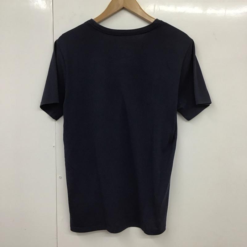 ナイキ NIKE Tシャツ 半袖 半袖カットソー プリントTシャツ クルーネックカットソー M ロゴ、文字 紺 / ネイビー /  メンズ USED 古着 中古 10131369