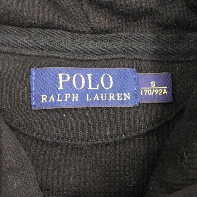 ポロラルフローレン POLO RALPH LAUREN ベスト ベスト ジップアップベスト ダウンベスト ノースリーブカットソー S ロゴ、文字 黒 / ブラック /  メンズ USED 古着 中古 10109366