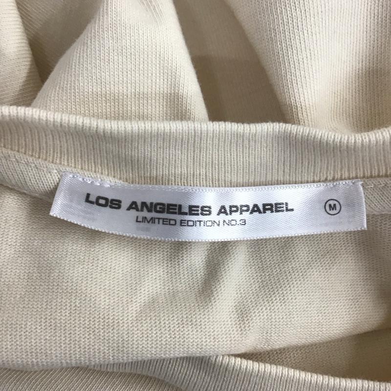 ロサンゼルスアパレル LOS ANGELES APPAREL Tシャツ 半袖 半袖カットソー 無地Tシャツ クルーネックカットソー M 無地 ベージュ / ベージュ /  メンズ USED 古着 中古 10107533