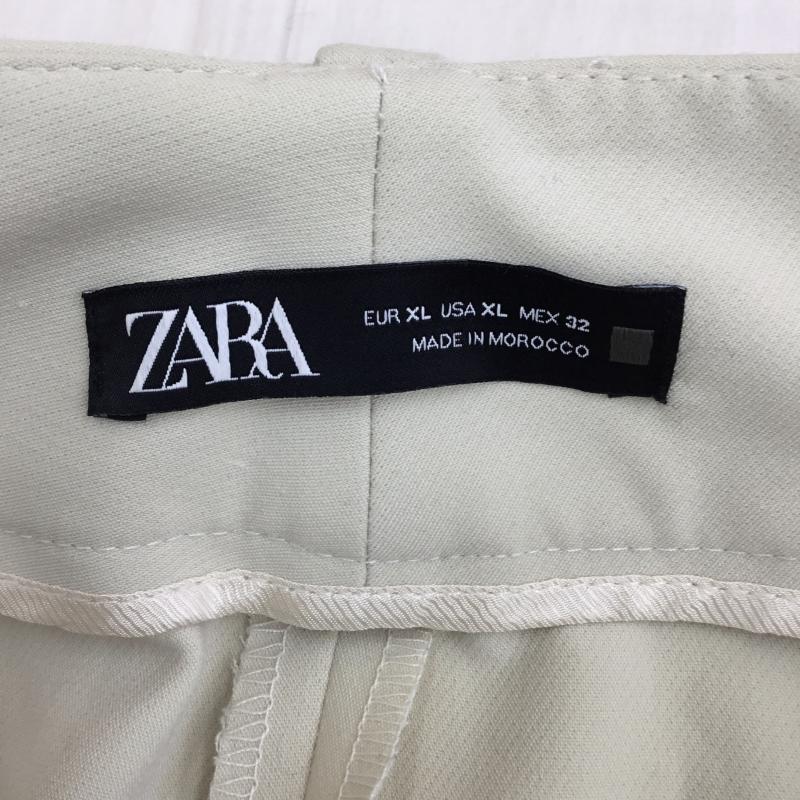 ザラ ZARA パンツ スラックス XL 無地 アイボリー / アイボリー /  レディース USED 古着 中古 10139903