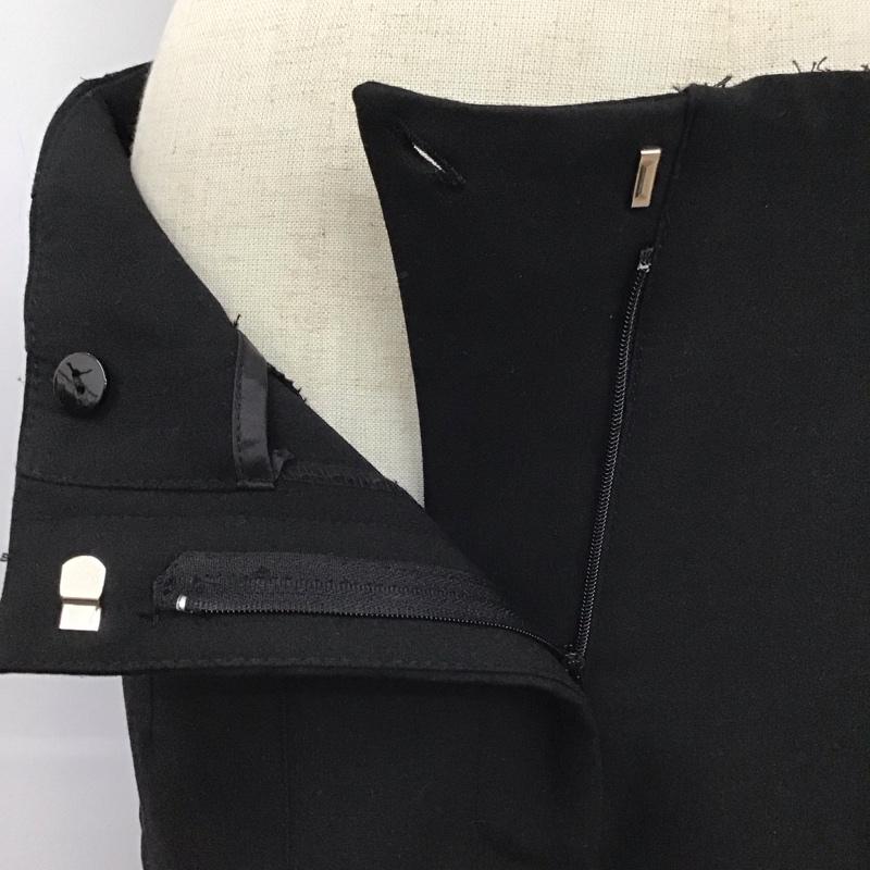 ザラ ZARA パンツ スラックス スラックス ワイドパンツ センタータックパンツ M 無地 黒 / ブラック /  レディース USED 古着 中古 10118520