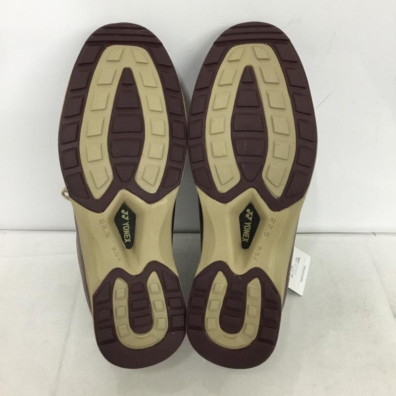 ヨネックス YONEX スニーカー スニーカー SHW-LC30 パワークッション 22.5cm ウォーキングシューズ 22.5cm ロゴ、文字 えんじ / ワインレッド /  レディース USED 古着 中古 10147932