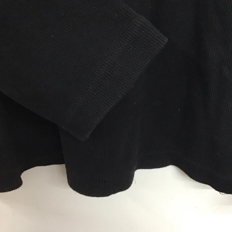 アヴィレックス AVIREX カットソー 長袖 長袖カットソー 無地カットソー クルーネック M 無地 黒 / ブラック /  メンズ USED 古着 中古 10143478