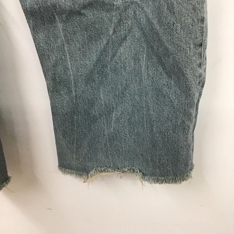 ザラ ZARA パンツ デニム、ジーンズ デニムパンツ ワイドパンツ カジュアルパンツ 38 無地 インディゴ / インディゴ /  レディース USED 古着 中古 10128932