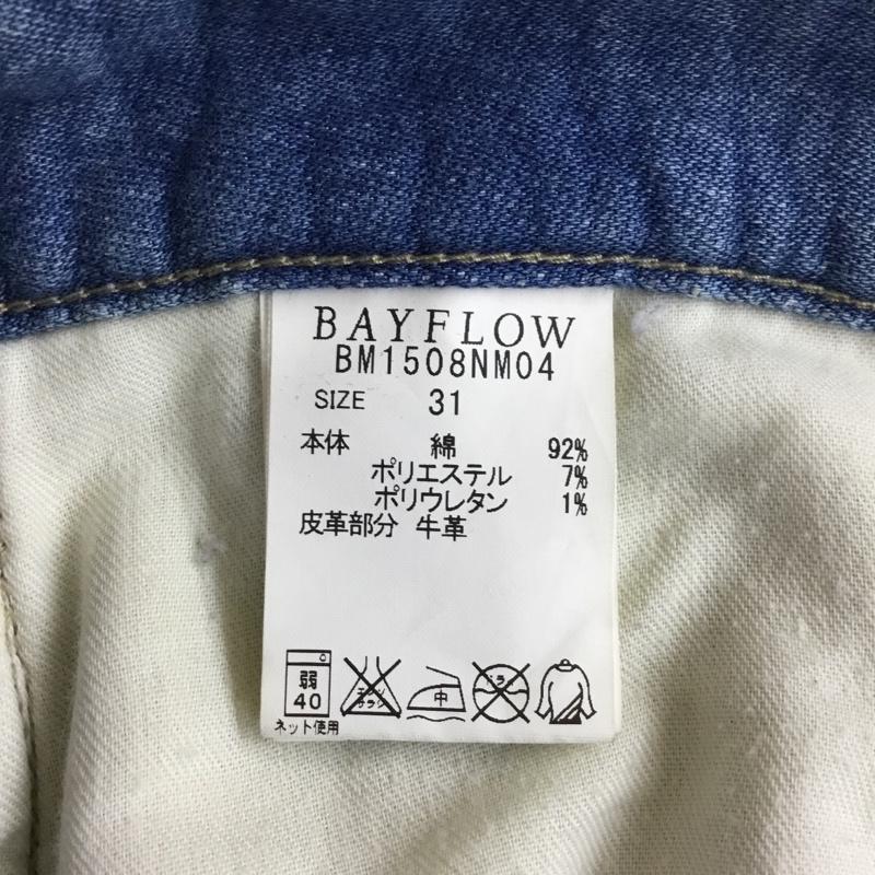 ベイフロー BAYFLOW パンツ デニム、ジーンズ BM1508NM04 デニムパンツ スリムパンツ ストレッチ 31インチ 無地 インディゴ / インディゴ /  メンズ USED 古着 中古 10117581