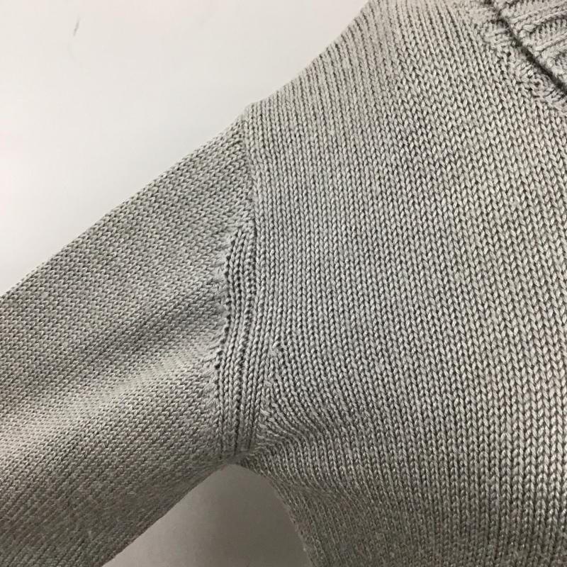 トミーヒルフィガー TOMMY HILFIGER ニット、セーター 長袖 M 無地 灰 / グレー /  レディース USED 古着 中古 10121375