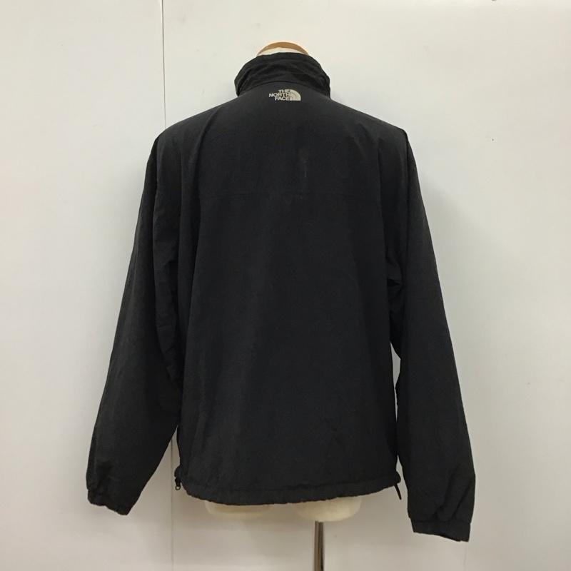 ザノースフェイス THE NORTH FACE ジャケット、上着 ジャンパー、ブルゾン ジップアップジャケット ジャンパー ジャケット カジュアルジャケット アウター XL ロゴ、文字 黒 / ブラック /  メンズ USED 古着 中古 10116008